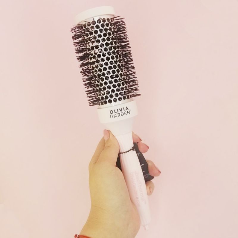 Olivia Garden - PRO THERMAL Anti-static Pastel Pink, брашинг продувной 43 мм