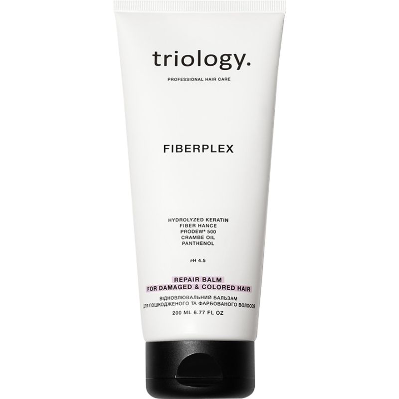 Triology Відновлювальний бальзам для пошкодженого та фарбованого волосся Fiberplex, 200 мл