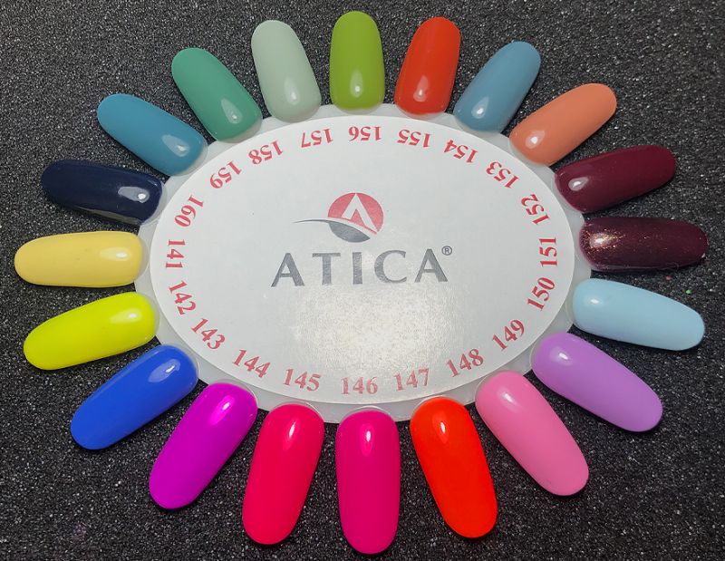 Atica Mulberry GPM149 gel-varnish (pastel bright lilac, enamel), 7.5 ml