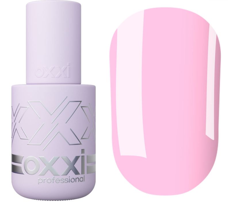 OXXI Cover Base No. 21 - camouflage base-corrector for gel polish (pink), 15 ml