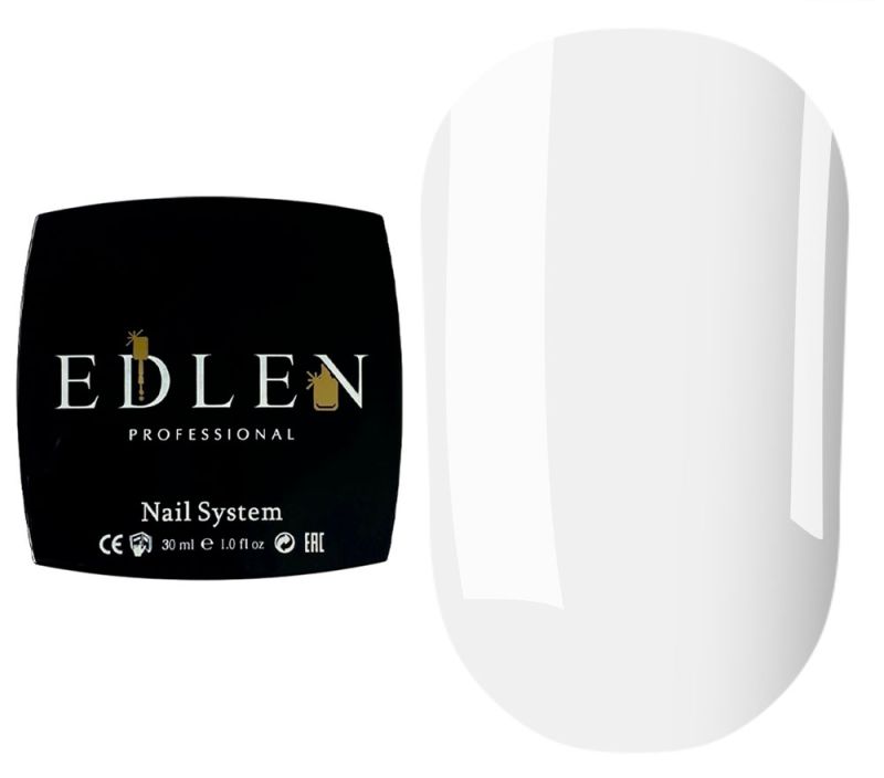 Edlen Гель для ногтей Water Acrygel Nude 07 (бело-молочний), 30 мл