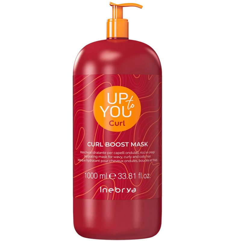 Inebrya Маска для вьющихся волос и кудрявого метода Up To You Сurl Boost Mask, 1000 мл