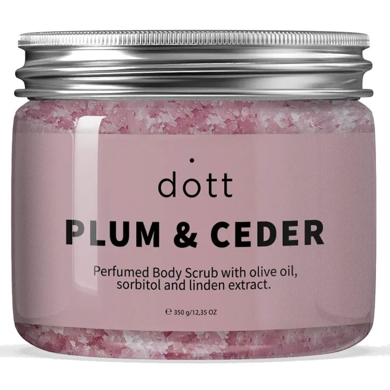 Dott Парфюмированный скраб для тела - PLUM & CEDAR, 350 г