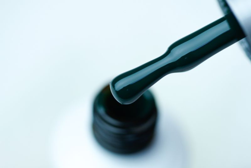 Atica Dark Green GPM135 gel varnish (deep dark green, enamel), 7.5 ml