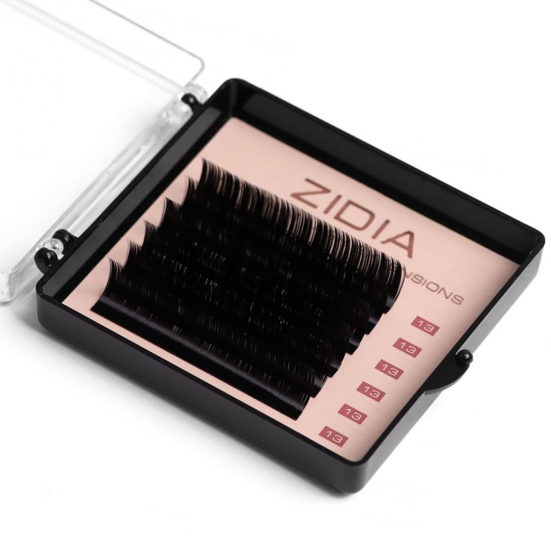 ZIDIA Premium Lash Extensions 6 tapes - M0.1 x 13 mm