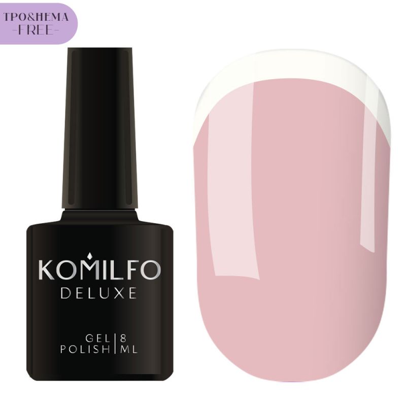 Gel varnish Komilfo DeLuxe Termo C003 (light brown, when heated - bright light green), 8 ml