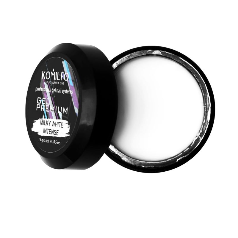 Komilfo Gel Premium Milky White Intense, 15 g