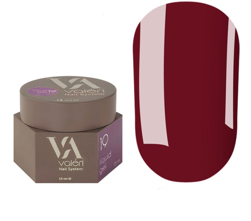 Valeri Гель для нігтів Liquid Gel 19, 15 мл