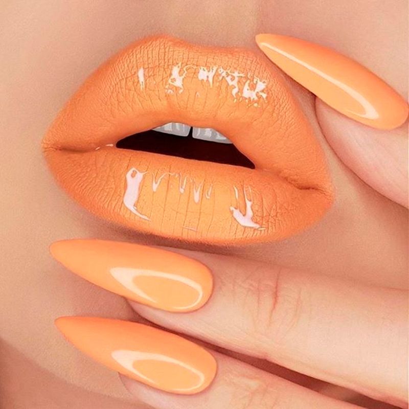 Gel Polish Komilfo Deluxe Series D317 Tangerine orange (tangerine orange, enamel), 15 ml.