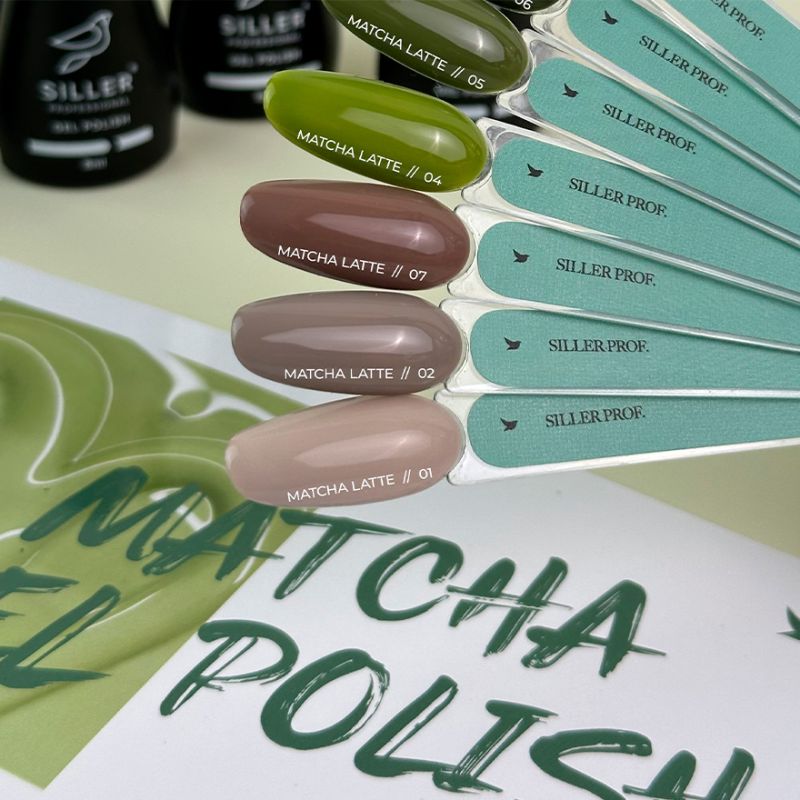 Siller Гель-лак для нігтів Matcha 06, 8 мл