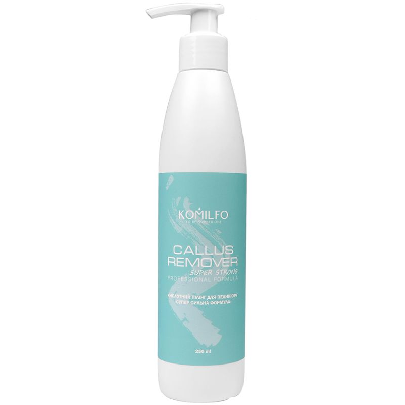 Komilfo Callus Remover «Super Strong Formula» - кислотный пилинг для педикюра, 250 мл
