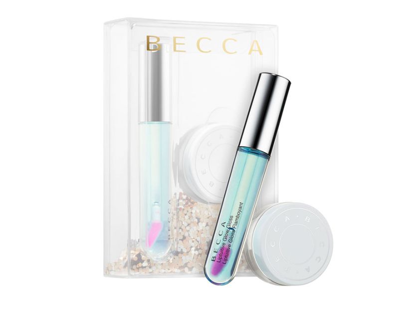 BECCA Glow Setting Powder & Lip gloss Duo - Face powder and lip gloss