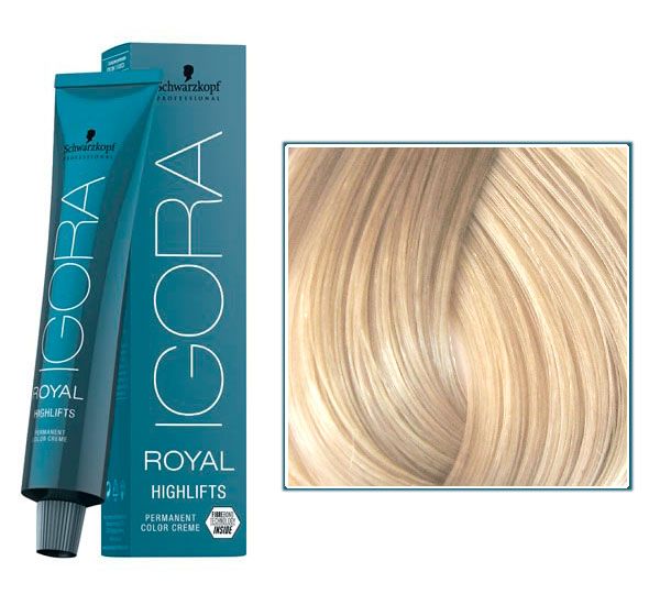 Professional hair dye Igora Royal Highlifts 12-0 special natural blonde, 60 ml
