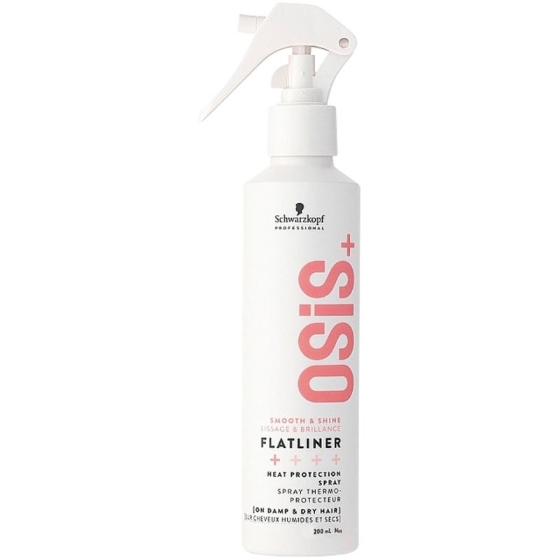 Schwarzkopf OSIS + Flatliner - heat protection hair spray, 200 ml