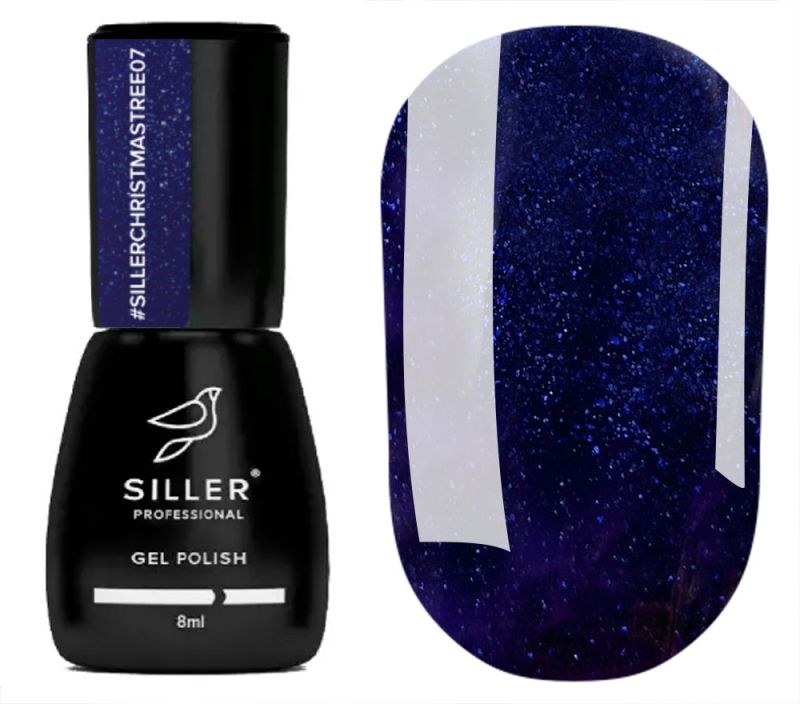 Siller gel varnish No. 037 (warm red, enamel), 8 ml