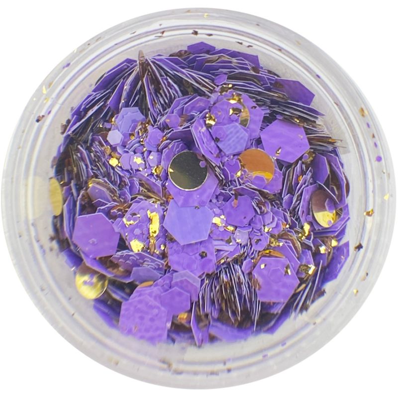 MIX - Decorative ornaments - Purple - MIX 039