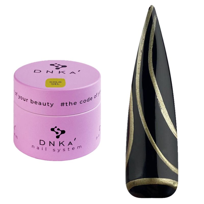 DNKa Гель-краска для ногтей Gold Gel, 5 мл