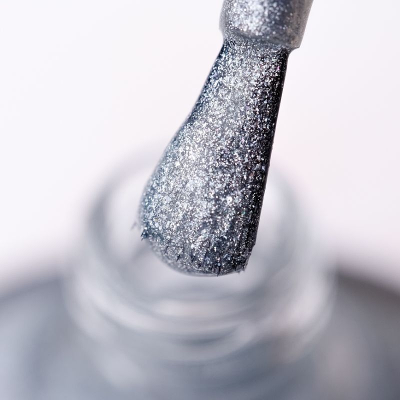 Лак CND Vinylux Weekly Polish - 291 After Hours (сріблястий металік з блискітками), 15 мл