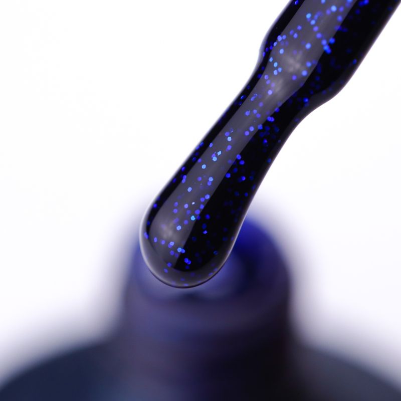 NUB 188 PROM NIGHT gel varnish (dark blue with micro-shine), 8 ml