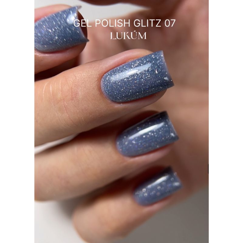 Lukum Gel polish for nails Glitz №07, 10 ml