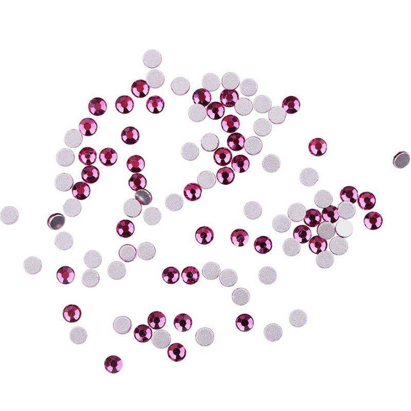 Komilfo стразы Fuchsia, размер 6 (100 шт. в упаковке)