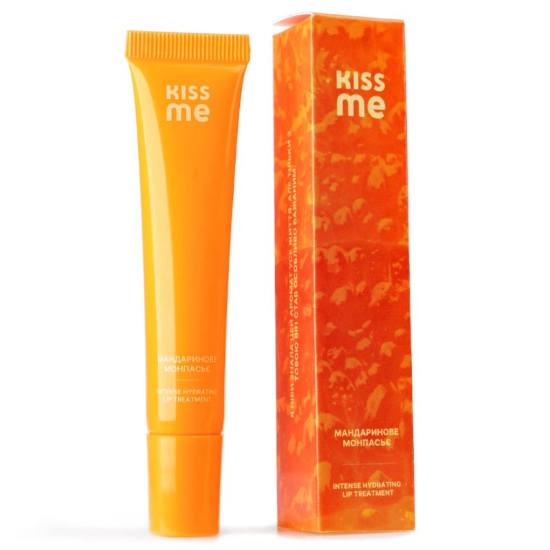 KISS ME Блеск для губ - Мандариновое монпасье, 8 мл
