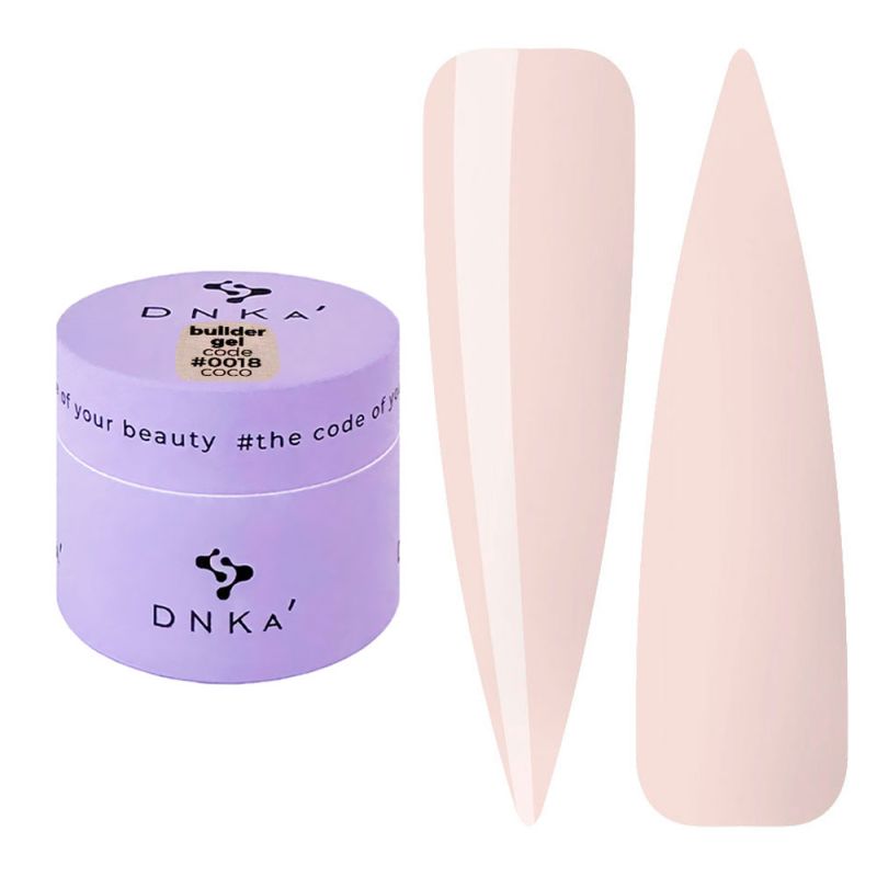DNKa Гель для ногтей Builder Gel 0018 Coco, 15 мл