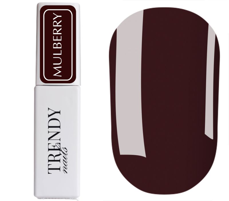 Trendy Nails Гель-лак Gel polish "Mulberry" HEMA/TPO free, 8 мл