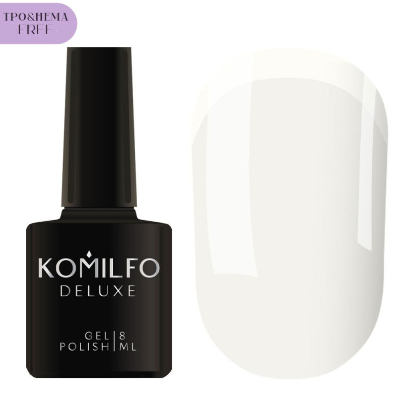 Gel varnish Komilfo DeLuxe Termo C003 (light brown, when heated - bright light green), 8 ml