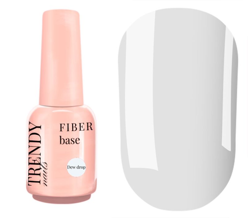 Trendy nails База для ногтей Base Fiber Dew Drop HEMA/TPO free, 15 мл