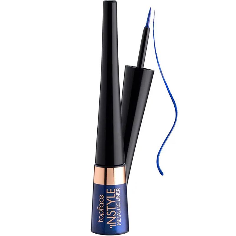 TopFace Подводка "Instyle - Metallic Eyeliner" - 04 - Синяя, 3,5 мл