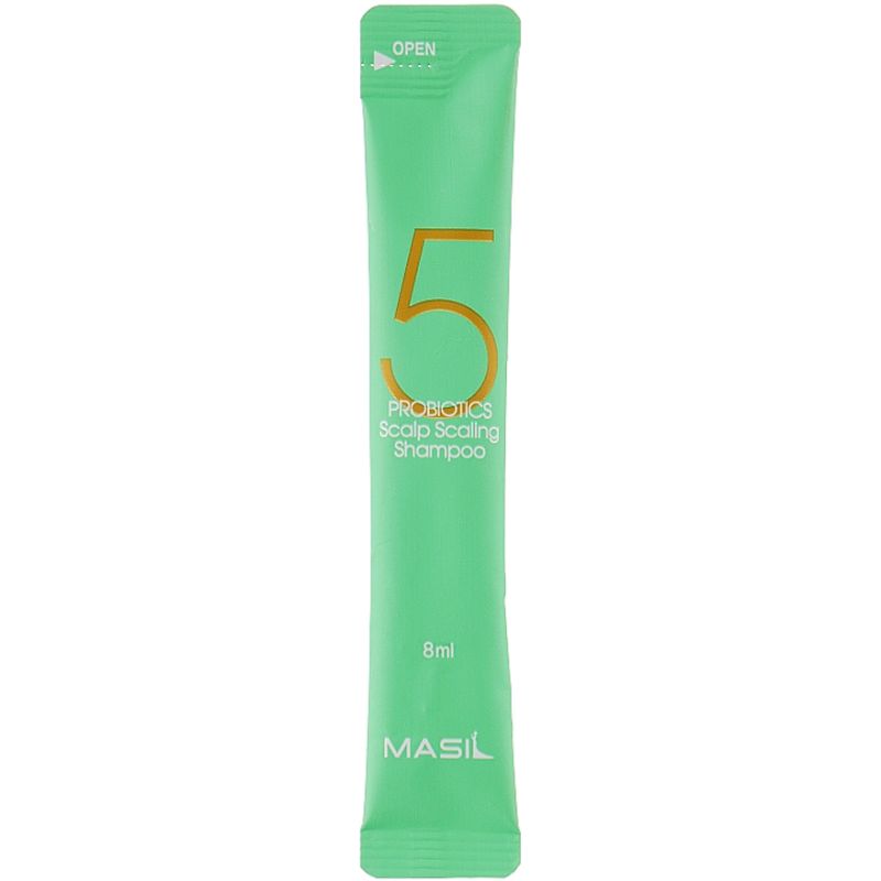 Masil 5 Probiotics Scap Scaling Shampoo - deep cleansing shampoo for hair with probiotics, 8 ml
