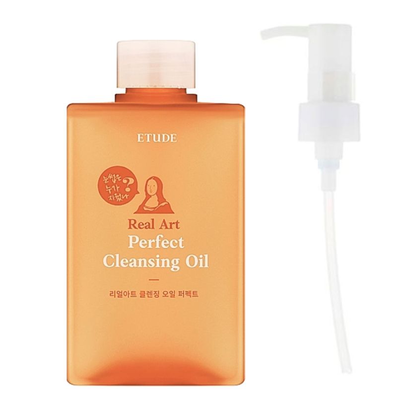 ETUDE HOUSE Real Art Perfect Cleansing Oil - hydrophilic oil for sensitive skin, 185 ml