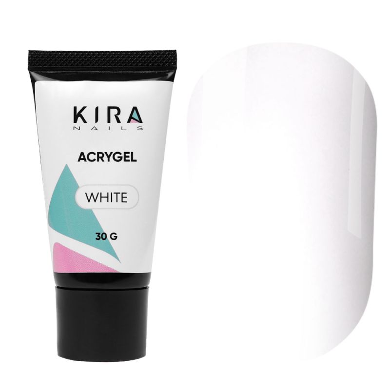 Kira Nails Acryl Gel - White, 30 g