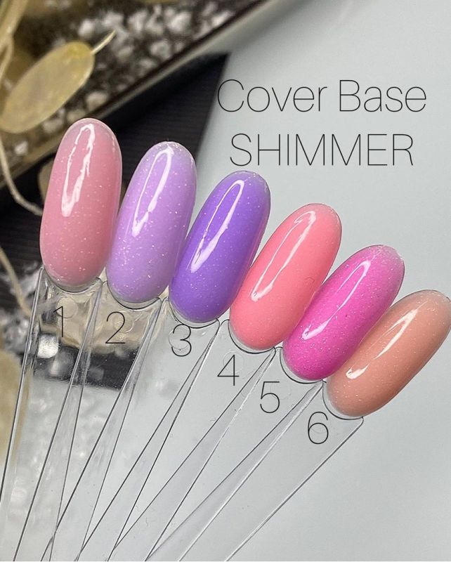 SAGA professional Shimmer Base New 2 (light lilac with shimmer), 15 ml