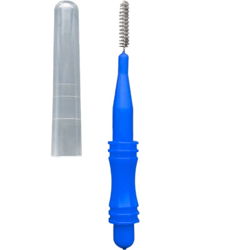 Baby Brush (blue) - Brush for eyelashes and eyebrows, 1 pc.