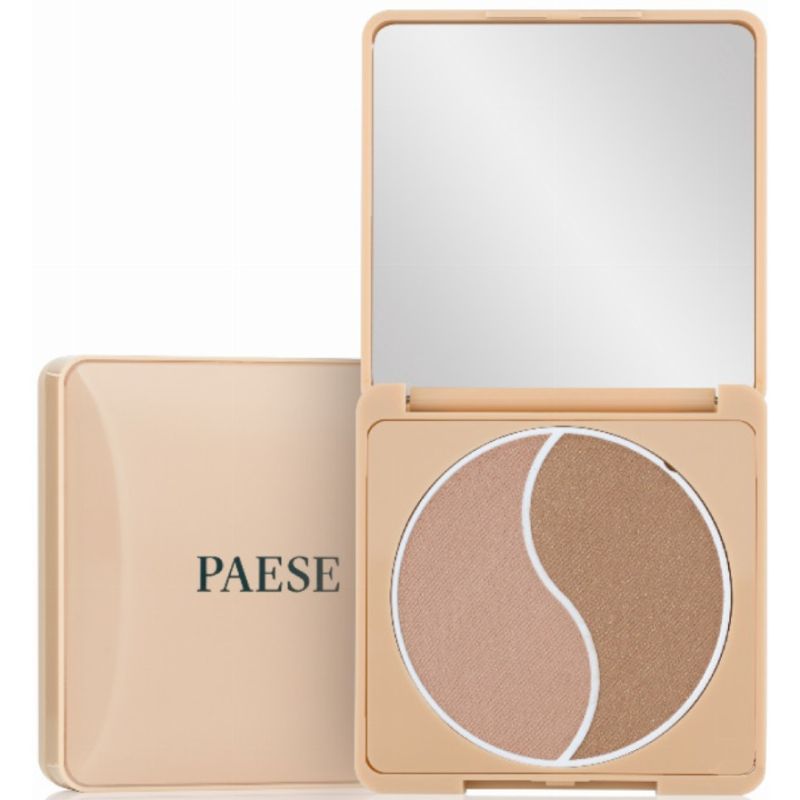 PAESE SELFGLOW BRONZING Контурная палитра бронзатор 2в1 – Light, 6 г