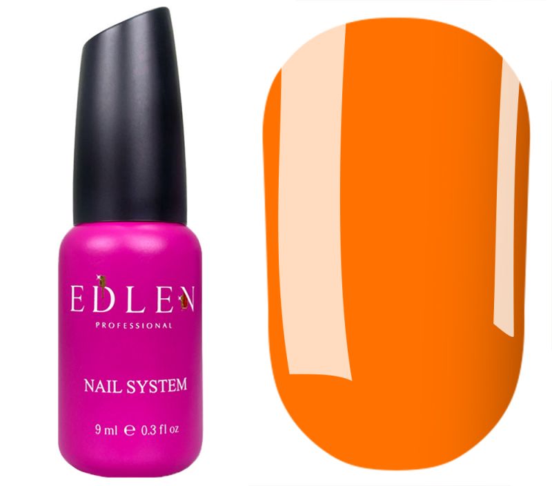 Edlen Base for nails Cover base Neon 43 (orange, neon), 9 ml