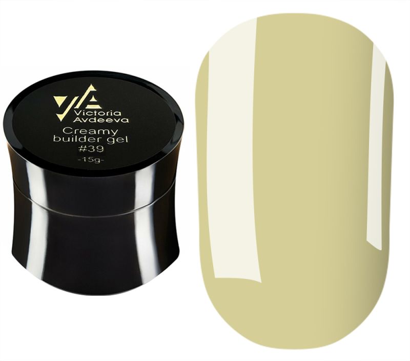Victoria Avdeeva Гель для ногтей Creamy builder gel №39, 15 мл