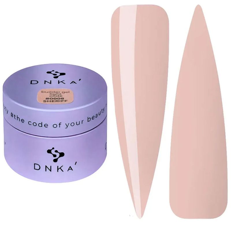 DNKa Гель для нігтів Builder Light Gel 0008 Sheriff, 30 мл