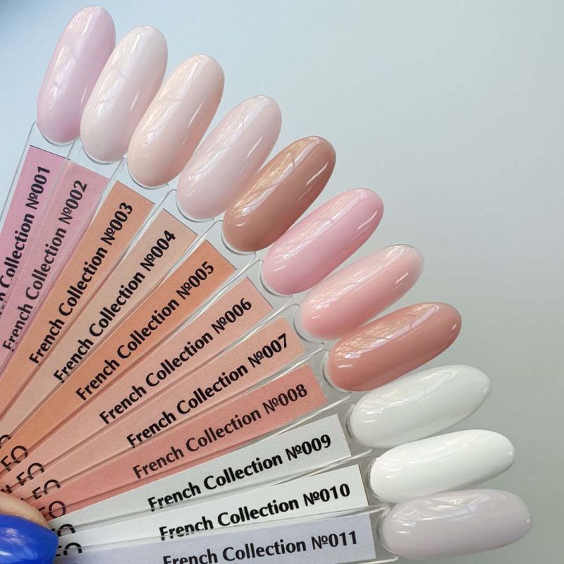 Gel Polish Komilfo French Collection F007 (delicate beige, enamel, for French), 15 ml