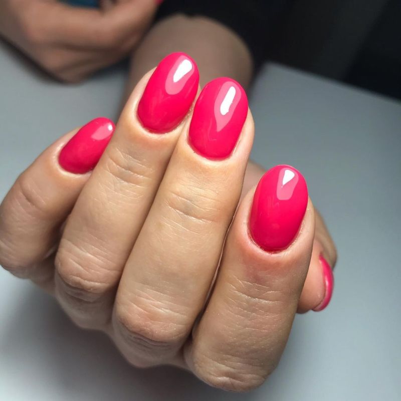Гель-лак MOON FULL color Gel polish №132 (рожева фуксія, емаль), 8 мл