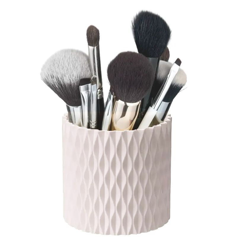 Organizer for brushes, white