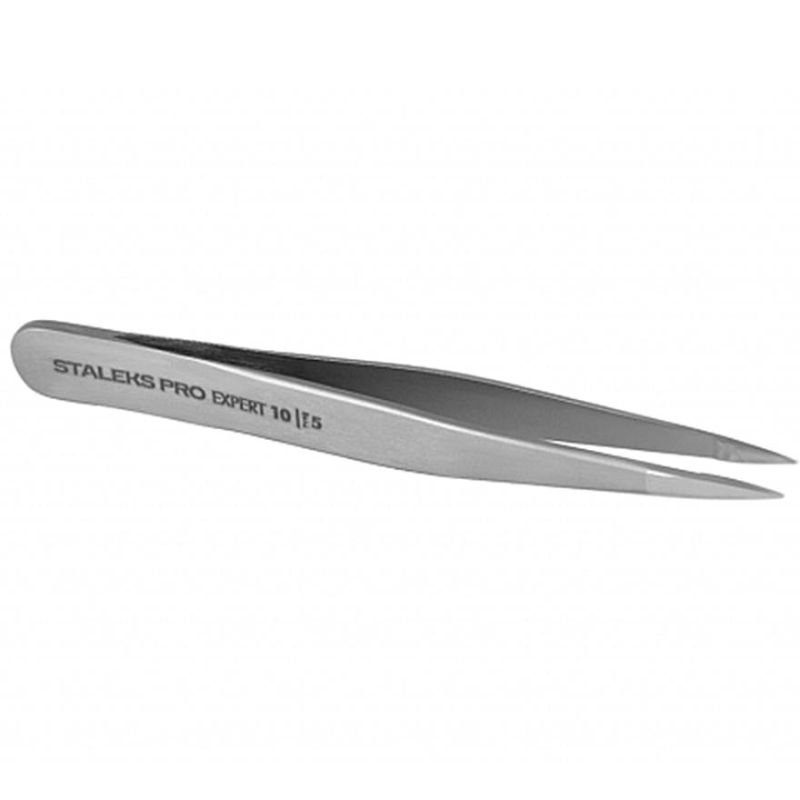 Пинцет для бровей STALEKS PRO EXPERT 10 TYPE 5 (точечный) TE-10/5