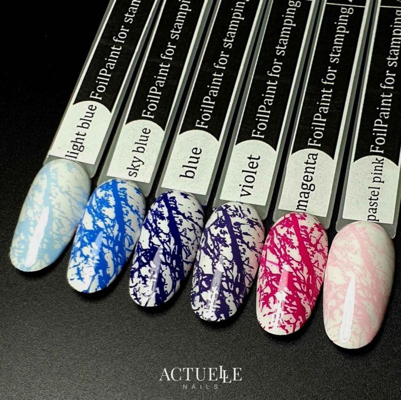 Actuelle Nails casting effect paint, fuchsia, 8 ml