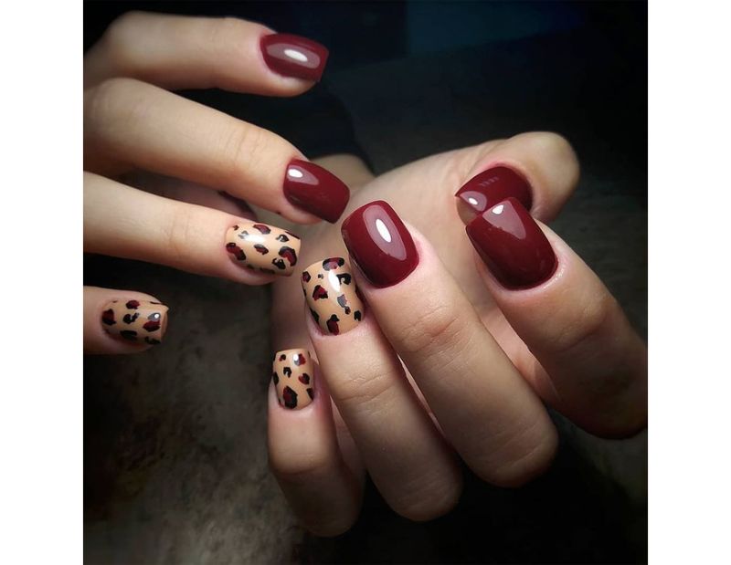 Atica Burgundy GPM29 gel-varnish (burgundy, enamel), 7.5 ml