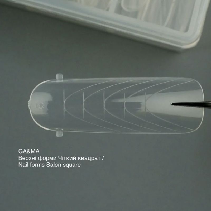 Ga&Ma Верхні форми Nails forms Salon square collaboration with