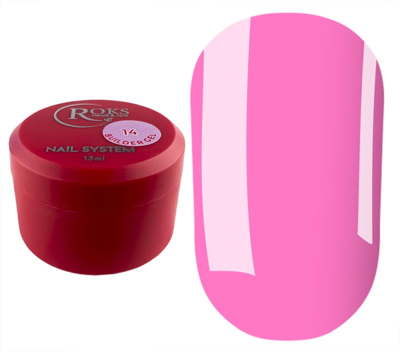 Roks Gel for nails Builder Gel No. 14, 15 ml
