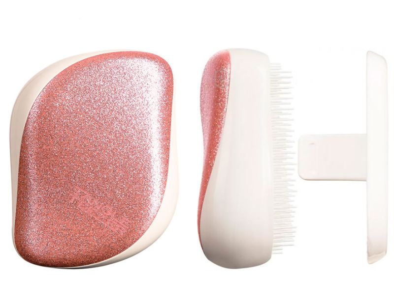 Tangle Teezer Hairbrush Compact Styler Glitter Rose