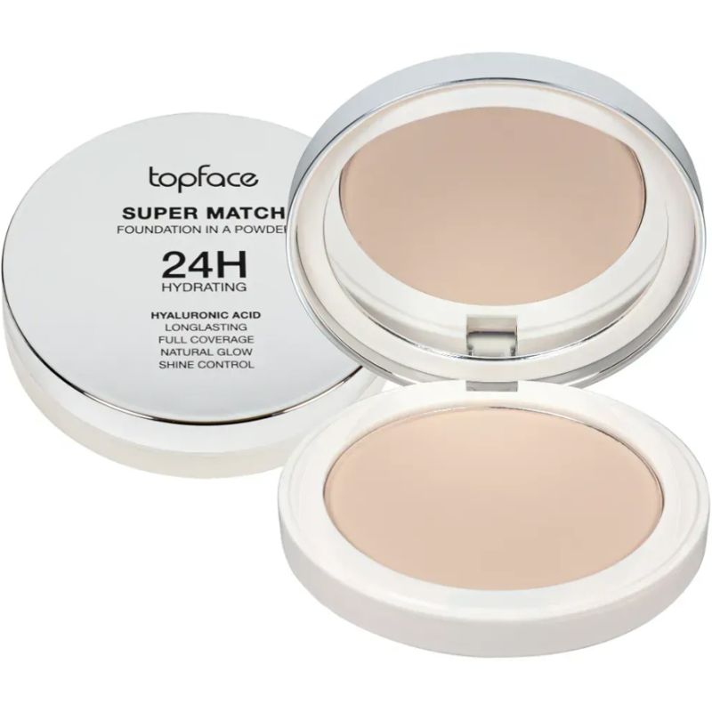 TopFace Пудра компактна "Super Match Foundation"- 03 - Natural Beige, 10 г